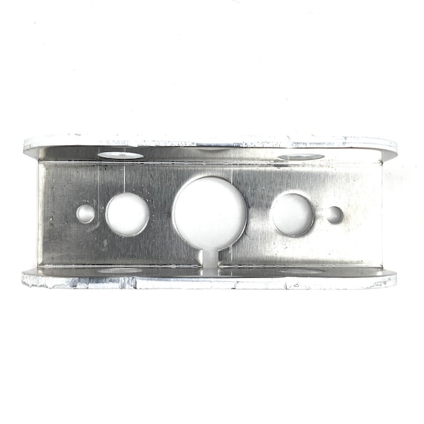 Truck-Lite Bracket Mount, 19 Series Products, Used In Rectangular Shape Lights, Silver Aluminum, 2 Screw 19724 - main